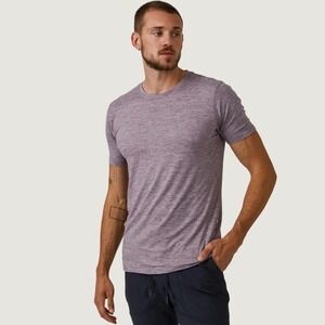 7 DIAMONDS Dusty Rose Core Crew Neck Lightweight Tee Small | EUC